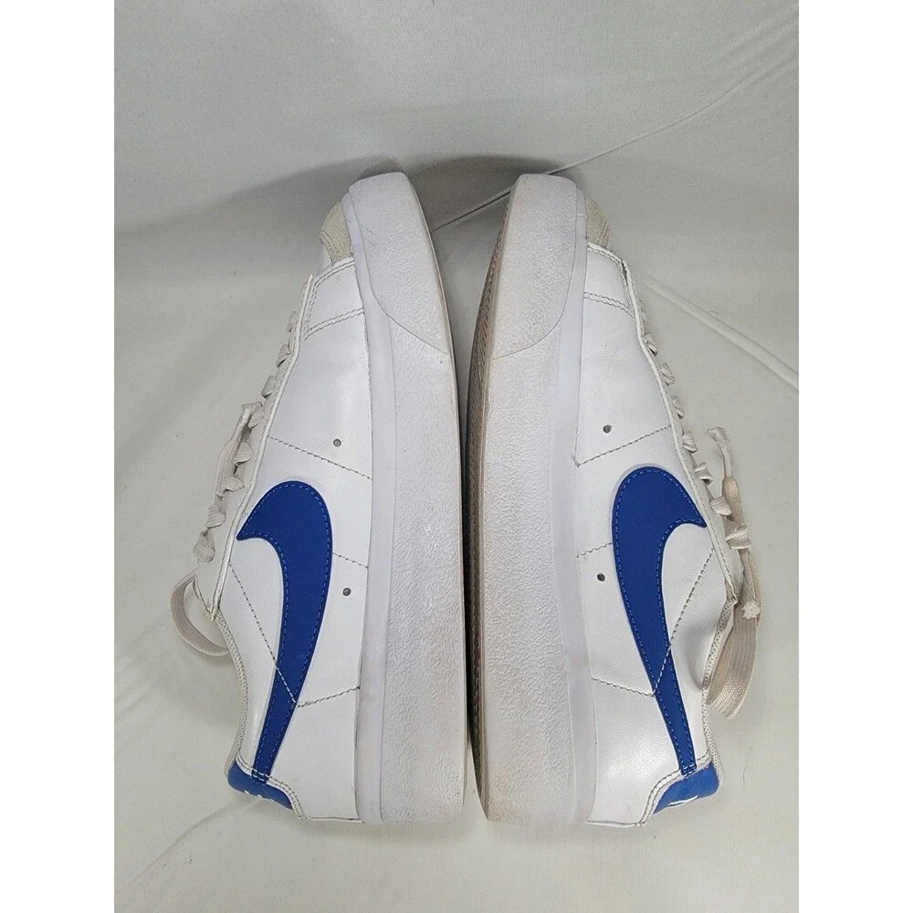 Nike Blazer Platform Low White/Game Royal Shoes Womens Size 7 US DJ0292-107